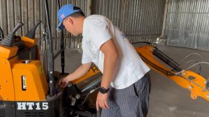 Hightop HT15 (Kubota D722) - обзор мини-экскаватора: характеристики и возможности
