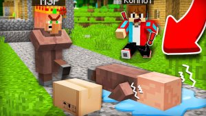 ЗЛОЙ МЭР ВЫГНАЛ ЭТОГО ЖИТЕЛЯ ИЗ ДЕРЕВНИ В МАЙНКРАФТ  Компот Minecraft