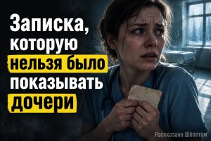 Записка из тумбочки раскрыла страшную тайну пациентки
