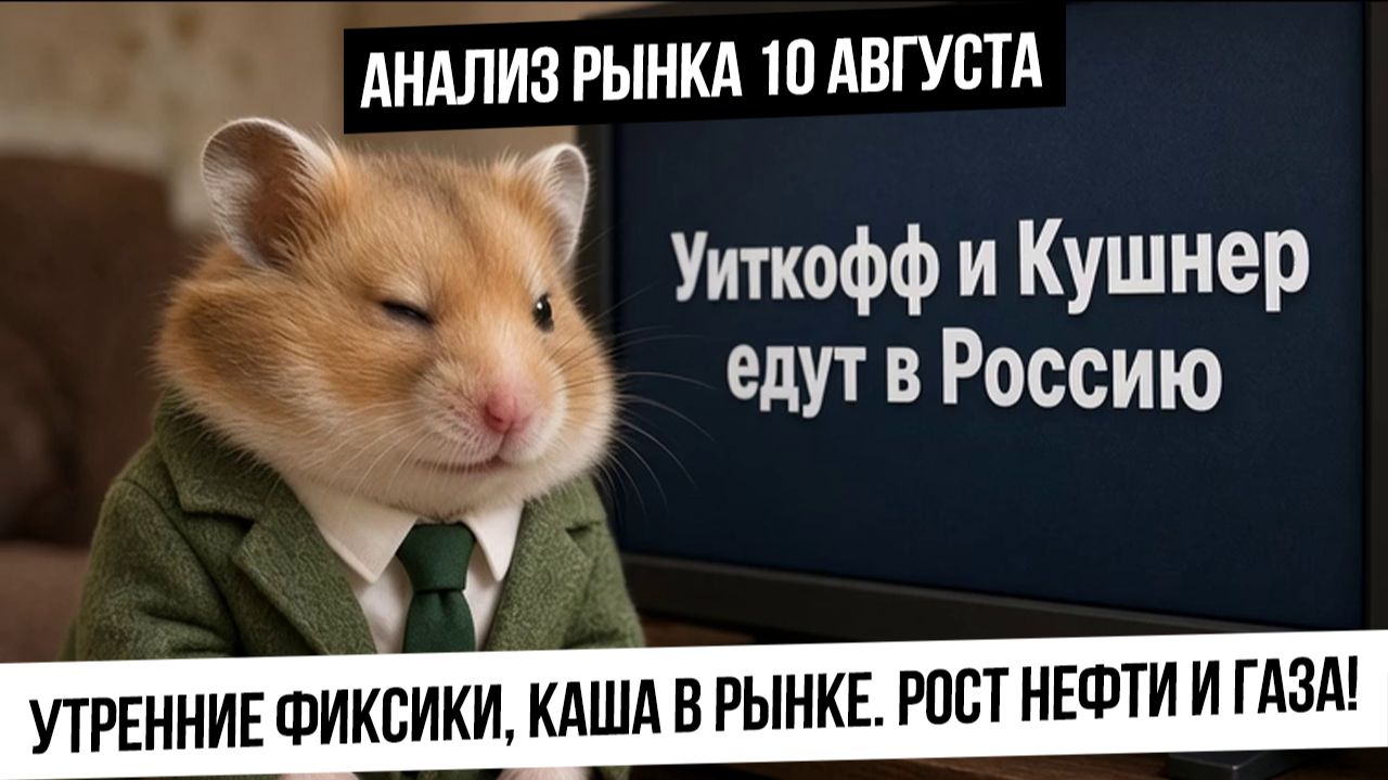 Анализ рынка 10 августа. Каша в рынке, фиксики, укрепление рубля, рост нефти и газа!