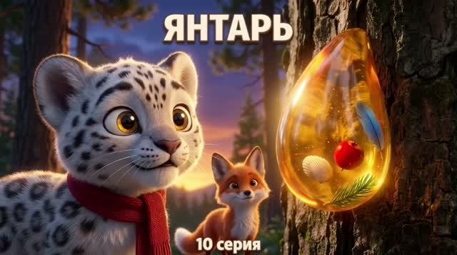 Янтарь — Серия 10 ✨ | Спокойный мультик для детей