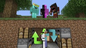 Minecraft Speedrunner Swap VS 3 Hunters