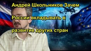 Андрей Школьников Зачем России вкладывать в развитие других стран