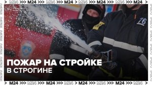 Пожар произошел в Строгинской пойме - Москва 24