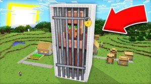 МЫ ПОСАДИЛИ ЖИТЕЛЯ ГИГАНТА В ОГРОМНУЮ ТЮРЬМУ В МАЙНКРАФТ | Компот Minecraft