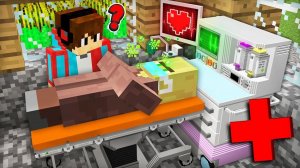 ПОЧЕМУ ЭТОТ ЖИТЕЛЬ ПРИТВОРЯЕТСЯ БОЛЬНЫМ В МАЙНКРАФТ Компот Minecraft