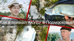 Шок! Как я поймал АКУЛУ в Подмосковье!