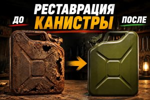 Реставрация ржавой канистры A. Aubry