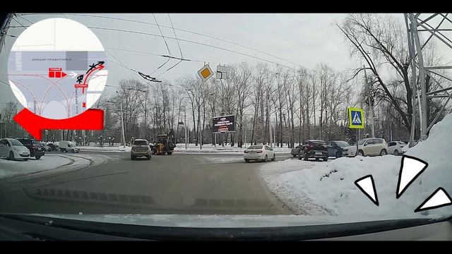 бульвар Ибрагимова - Направо - Большая Гражданская