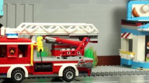 LEGO City! Шаттл, Скорая помощь Мотоциклист Веселое видео Лего детям