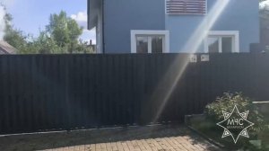 В Минске загорелся частный дом