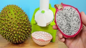 Что если сделать мороженое из Дуриана и Драгон Фрута? Ice Cream Maker с Алиэкспре