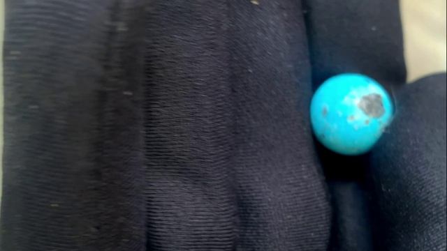 Шарик из иранской бирюзы 14.2-14.4 мм