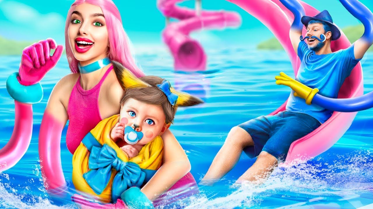Меня удочерили!Mommy Long Legs и Daddy Long Legs строят поезд Poppy Playtime для поездки в
