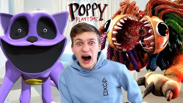 Кот Дремот ПРОТИВ Ярнаби ВСЕ СЕРИИ ПОДРЯД Poppy Playtime In Real Life 3 и 4 части