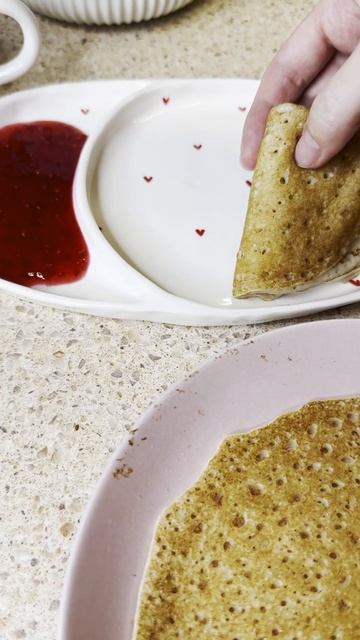 Эта тарелочка оказалась удобнее, чем я думала 🥞✨