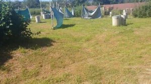 Открытая арена пейнтбола и лазертага в Артеме