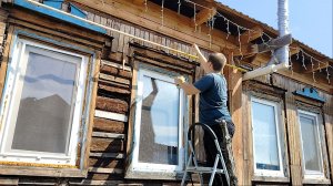 УЛУЧШАЕМ ВНЕШНИЙ ВИД, ПОКРАСКА ГАЗОВОЙ ТРУБЫ / КАК Я ВСЁ УСПЕВАЮ!?