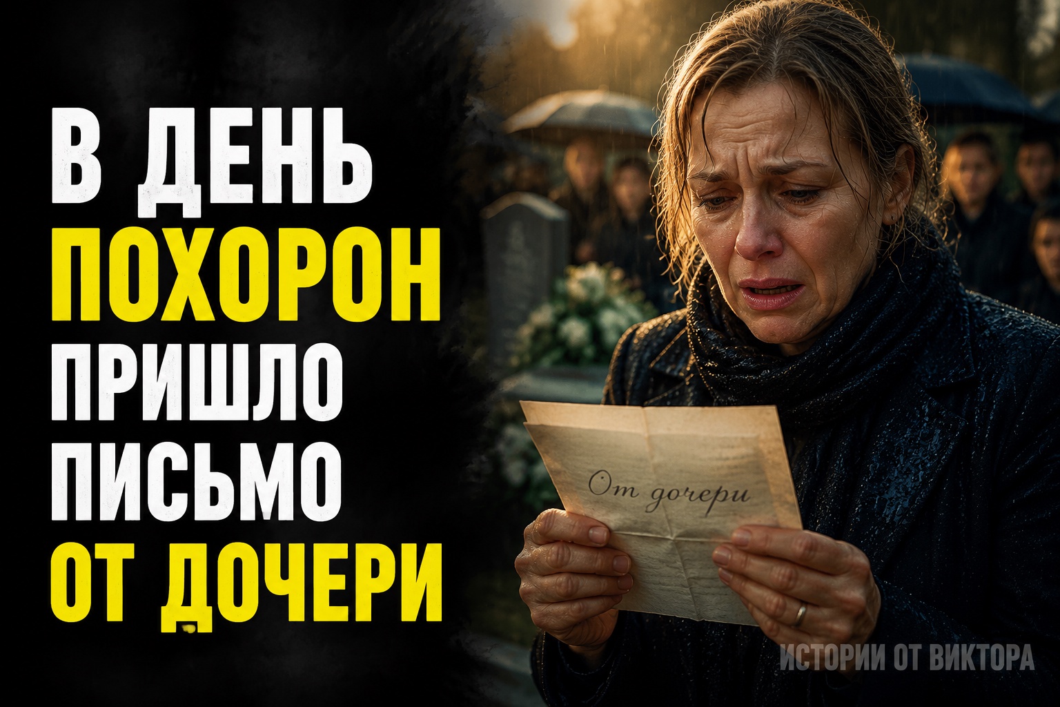 В день похорон объявилась дочь, о которой он молчал
