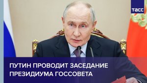 Путин проводит заседание президиума Госсовета