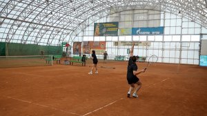 В Кургане впервые разыграли награды в микст‑парах по большому теннису