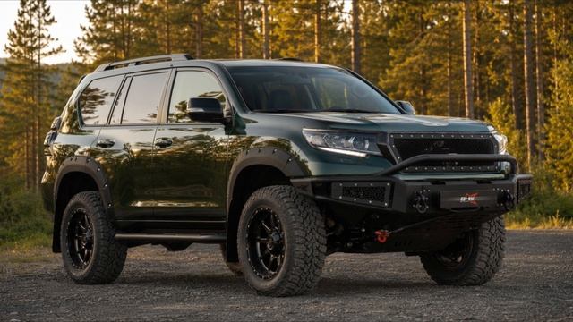 Бампер силовой передний BMS ALFA для Тойота Прадо 150 2018-2023
