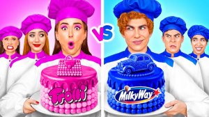 Кулинарный Челлендж# Мальчики VS Девочки # Забавные Кухонные Лайфхаки от