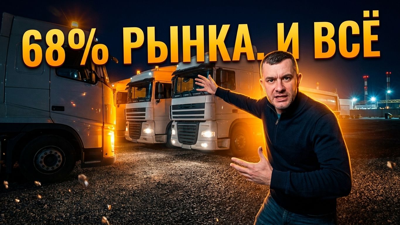 68% рынка — и обвал. Вот что скрывают дилеры тягач