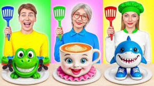Кулинарный Челлендж_ Я против Бабушки _ Забавные Кухонные Лайфхаки