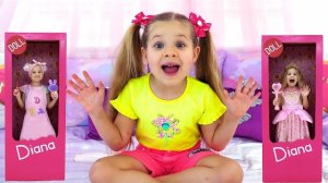 Диана превращается в Куклу! Игрушки и маленькие Куклы Love, Diana