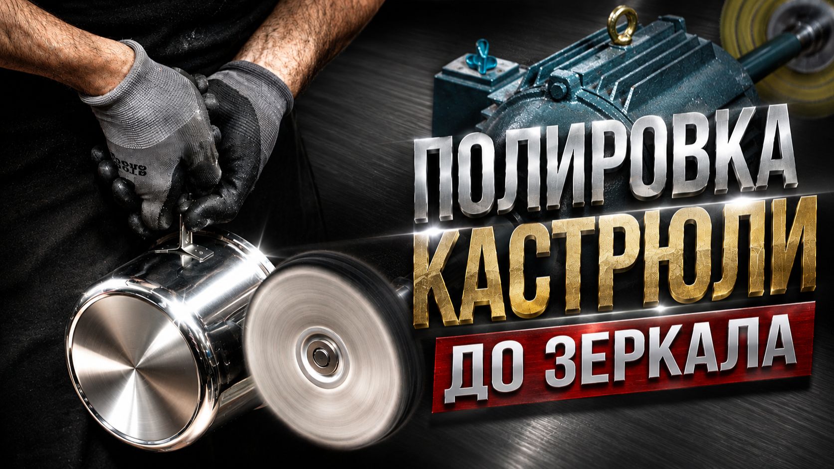 Как отполировать кастрюлю из нержавейки до зеркального блеска?