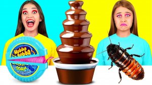 Шоколадный Фонтан Челлендж # Фантастические Лайфхаки с Едой c Fun Fun Challenge