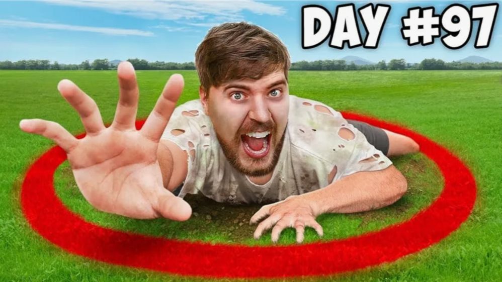 Выживи 100 Дней В Кругу Выиграй 500000 MRBEAST МИСТЕРБИСТ НА РУССКОМ мистер бист