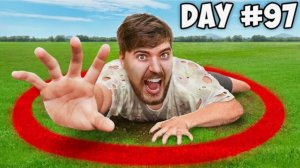 Выживи 100 Дней В Кругу Выиграй 500000 MRBEAST МИСТЕРБИСТ НА РУССКОМ мистер бист