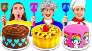 Кулинарный Челлендж# Я против Бабушки # Смешные Челленджи с Едой