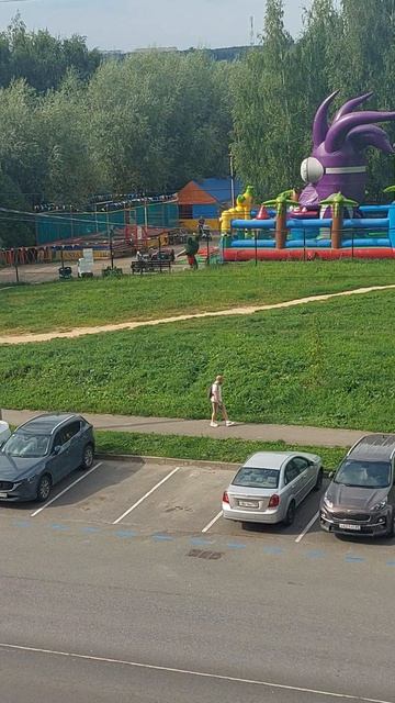 Тем временем 11.08.2026...Московские водники, или Долгопрудный...вид из окна