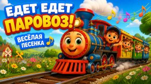 ЕДЕТ ЕДЕТ ПАРОВОЗ! ВЕСЁЛАЯ ПЕСЕНКА