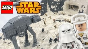 БЕЗУМНАЯ БИТВА ЗА ХОТ ИЗ LEGO! Обзор LEGO Star Wars MOC Эпизод 8