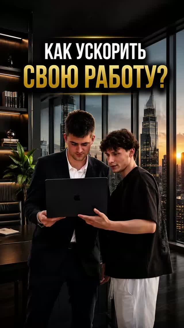 Как ускорить свою работу?