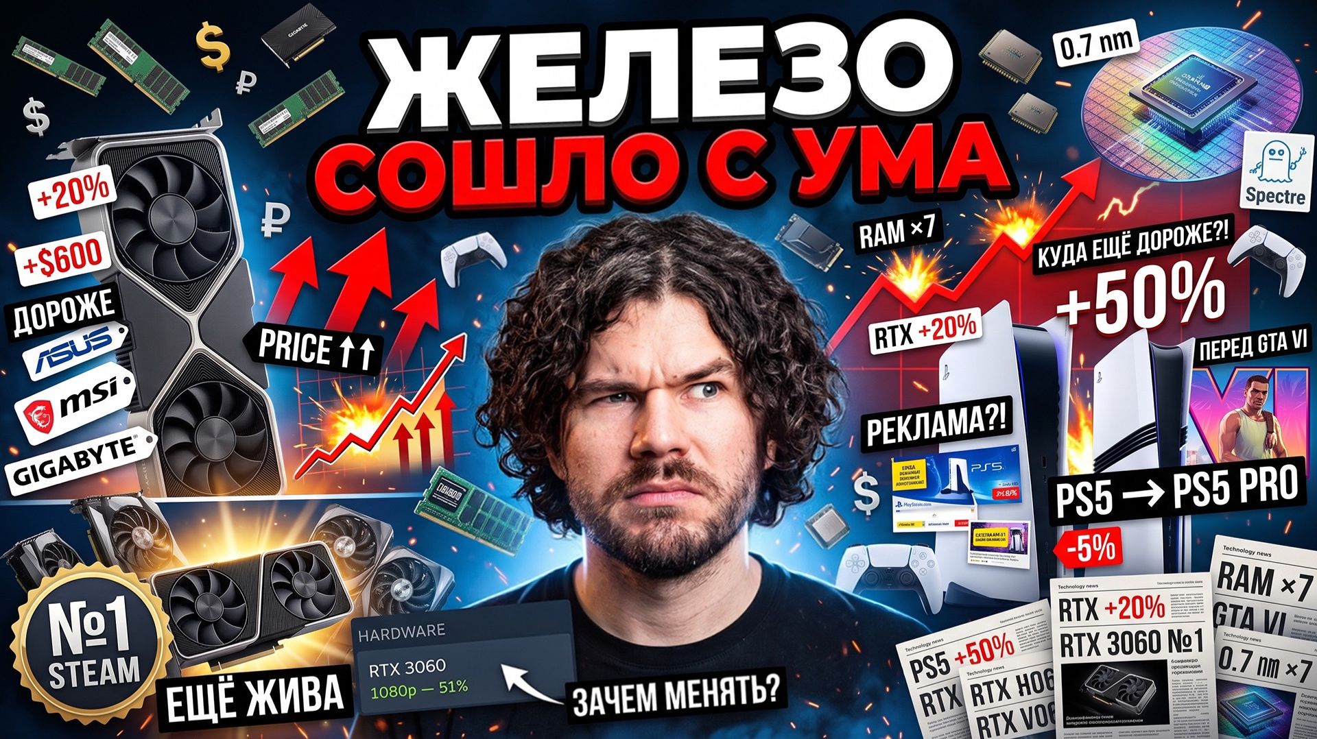 Гигабайт памяти дороже, чем 20 лет назад, EA ушла с биржи за $55B, Xbox снова в минусе | Новости #11