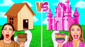 Дома одного цвета Челлендж #Бедно vs Богато vs Ультра Богато