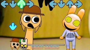 FNF  / СТАЛКЕР ИЗ БОЛЬНИЦЫ ДЛЯ ЖИВОТНЫХ ПРОТИВ СПРУНКИ ПОЮТ «SLICED PIBBY» | FNF MODS