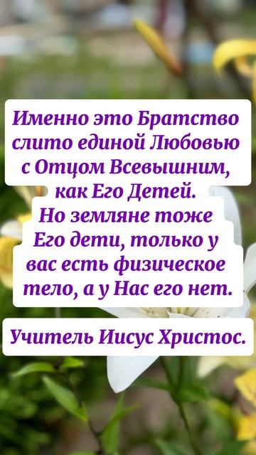 Великое Небесное Братство Огненной Любви