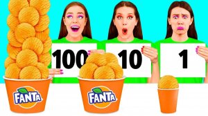 100 Слоев Еды Челлендж # Смешные Челленджи