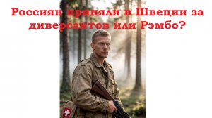Россиян приняли в Швеции за диверсантов