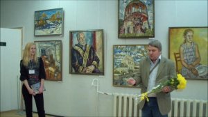 Открытие персональной выставки Ф.Помелова «Пойду туда где пыльная дорога», МВЦСерпухов, 5.03.2016г.