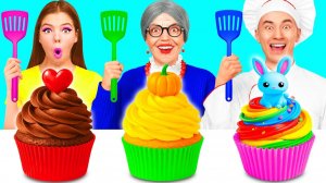 Кулинарный Челлендж# Я против Бабушки # Кулинарная Битва с Едой от DaZaZa Challenge