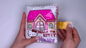 Hello Kitty House Squishy Book 🏡 Kitty Squishy Book Бумажная книга Play Kitty Quiet   Бума