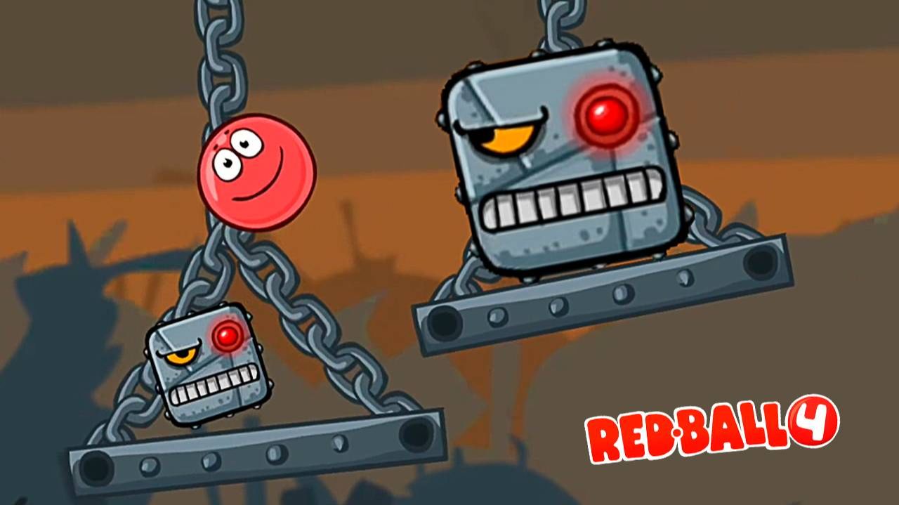 Красный ШАРИК ред бол 🎮 прохождение игры для детей мультик игра  №4