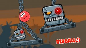 Красный ШАРИК ред бол 🎮 прохождение игры для детей мультик игра  №4